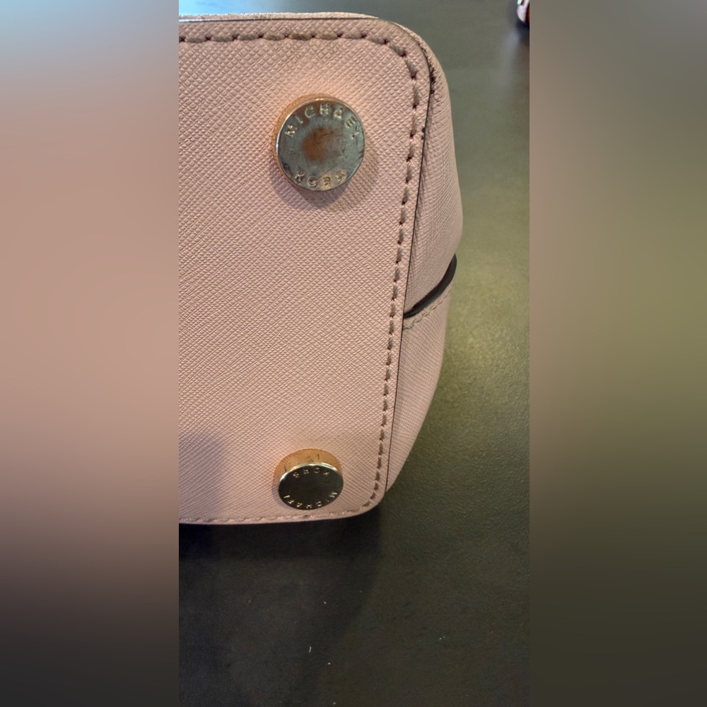 Michael Kors Pink Satchel with Gold Hardware - Picture 7 of 16